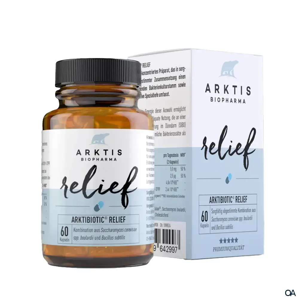 ARKTIS BIOPHARMA Arktibiotic® Relief Kapseln