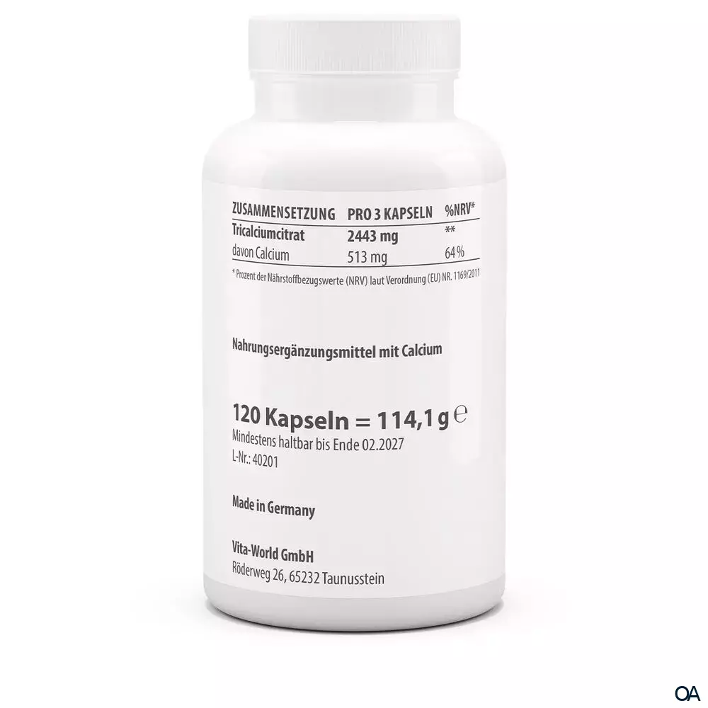 Vitalworld Kaliumcitrat Kapseln