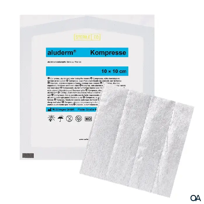 aluderm® Kompressen steril 10 x 10 cm
