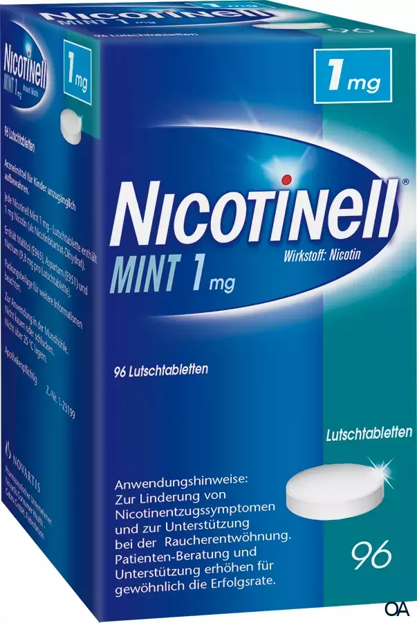 Nicotinell Mint 1mg-Lutschtabletten Nicotinell Mint 1mg-Lutschtabletten