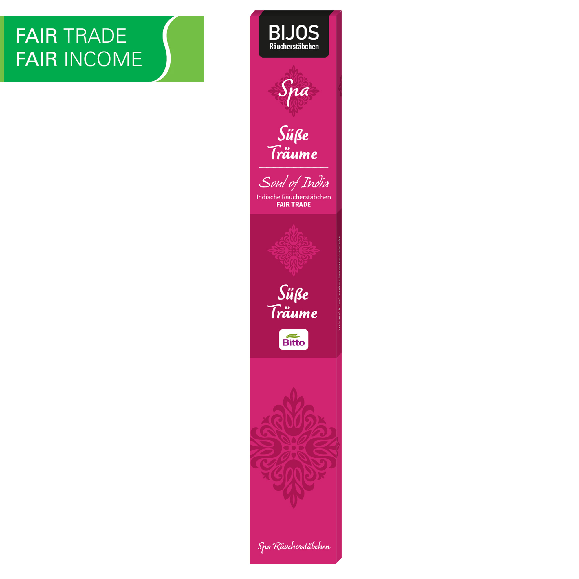Indische Räucherstäbchen Spa Fairtrade "Süsse Träume!"