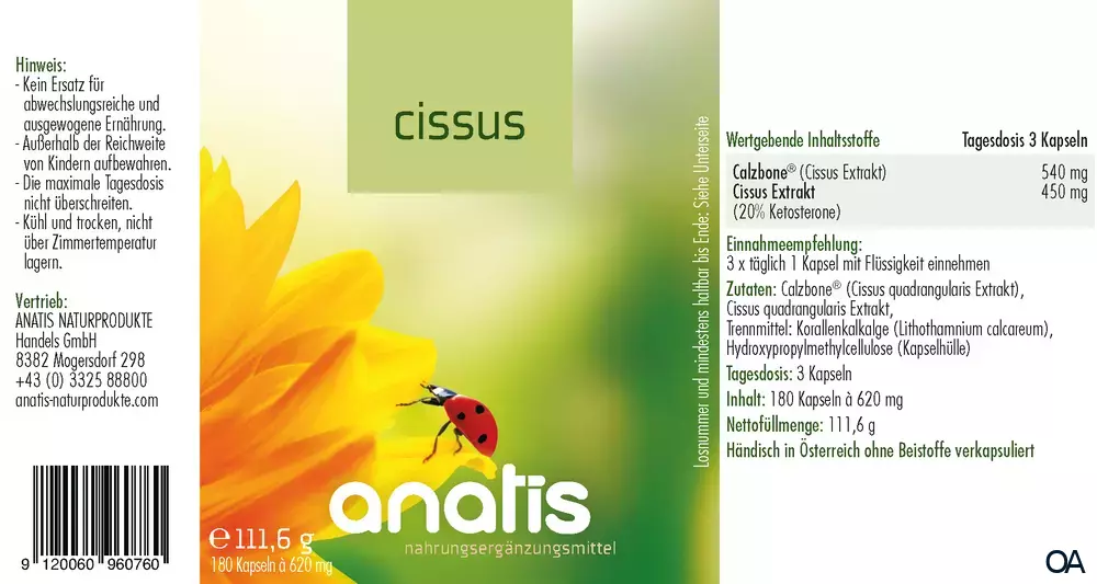 anatis Cissus Kapseln