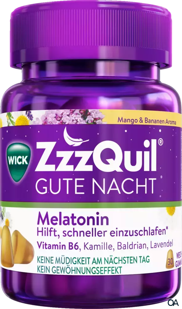 WICK Zzzquil Gute Nacht Mango & Banane Weichgummis