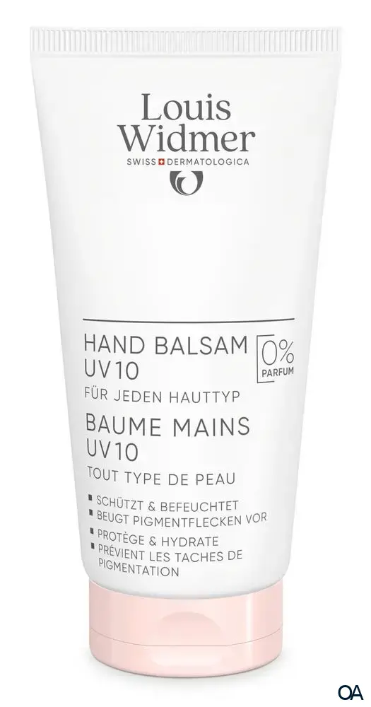 Louis Widmer Hand Balsam UV 10 - ohne Parfum