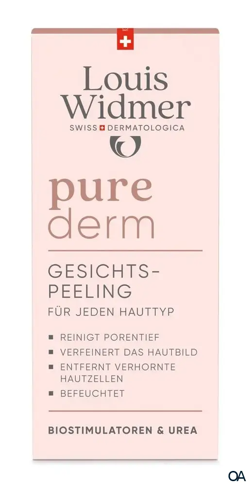 Louis Widmer purederm Gesichtspeeling - leicht parfümiert