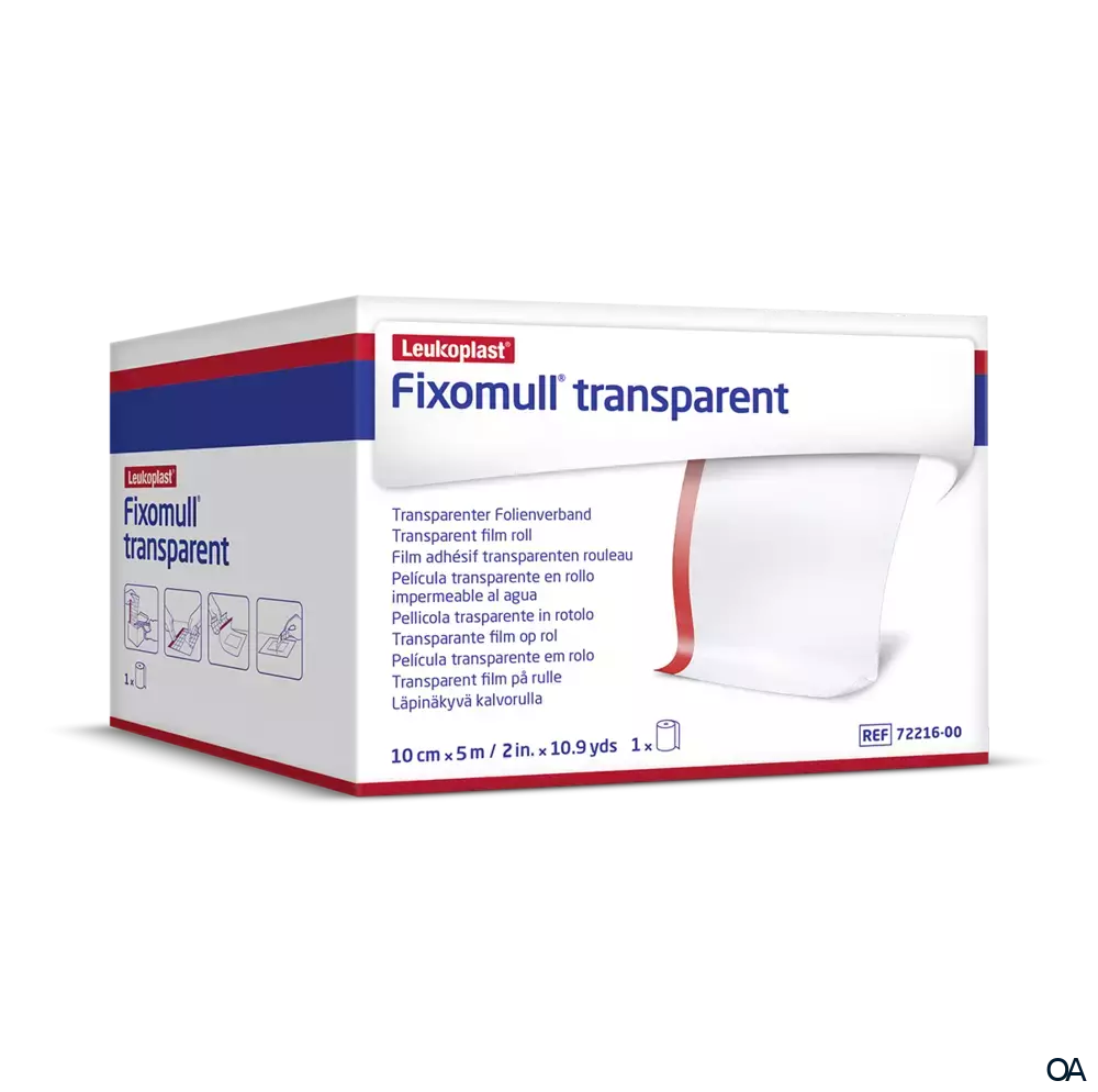 Leukoplast Fixomull® transparent Folienverband 5cm x 10m