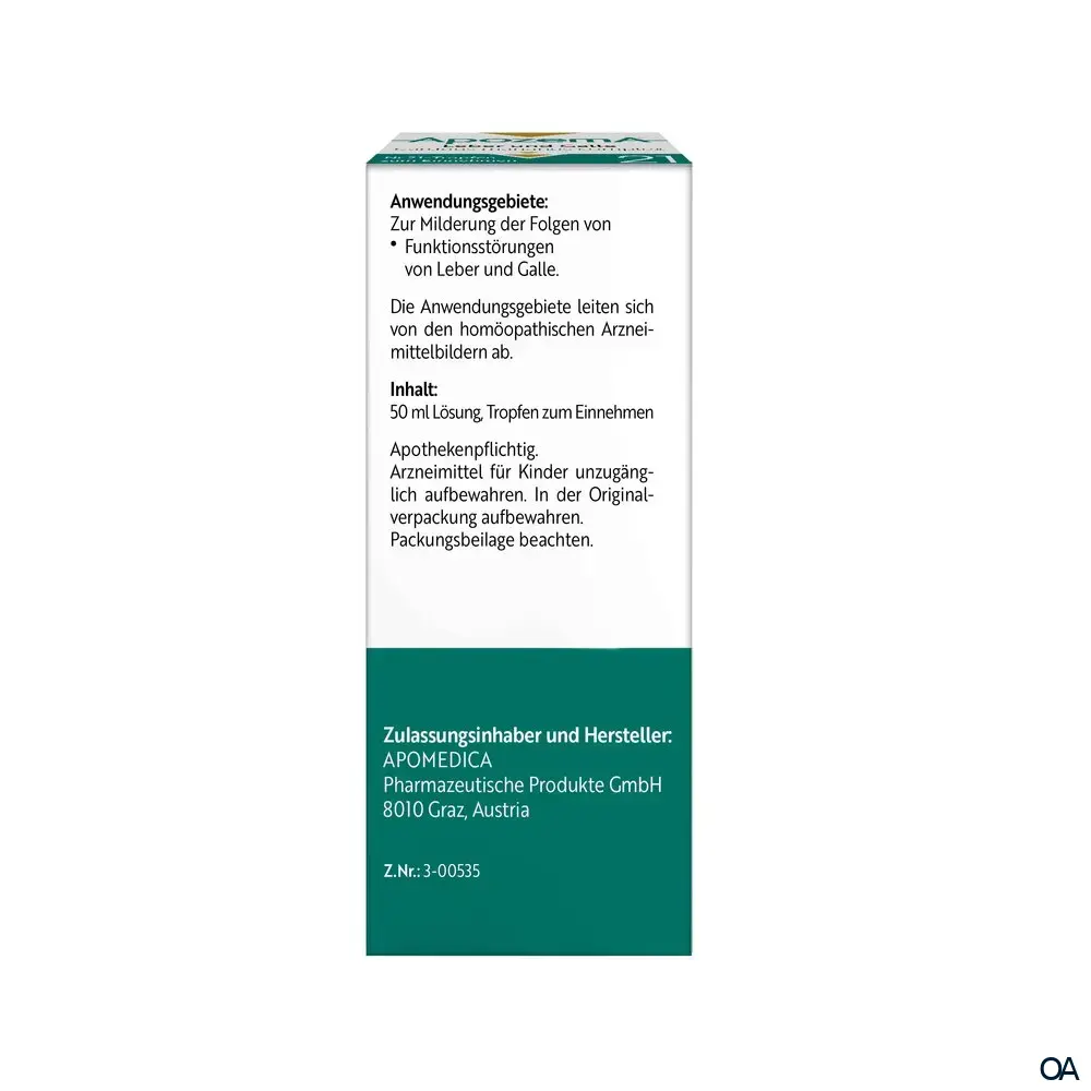 Apozema® Leber und Galle Carduus marianus complex Nr.21-Tropfen zum Einnehmen