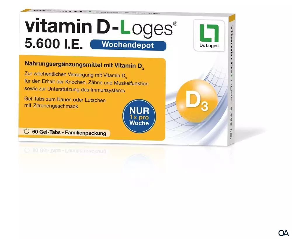 vitamin D-Loges® 5.600 I.E. Gel-Tabs