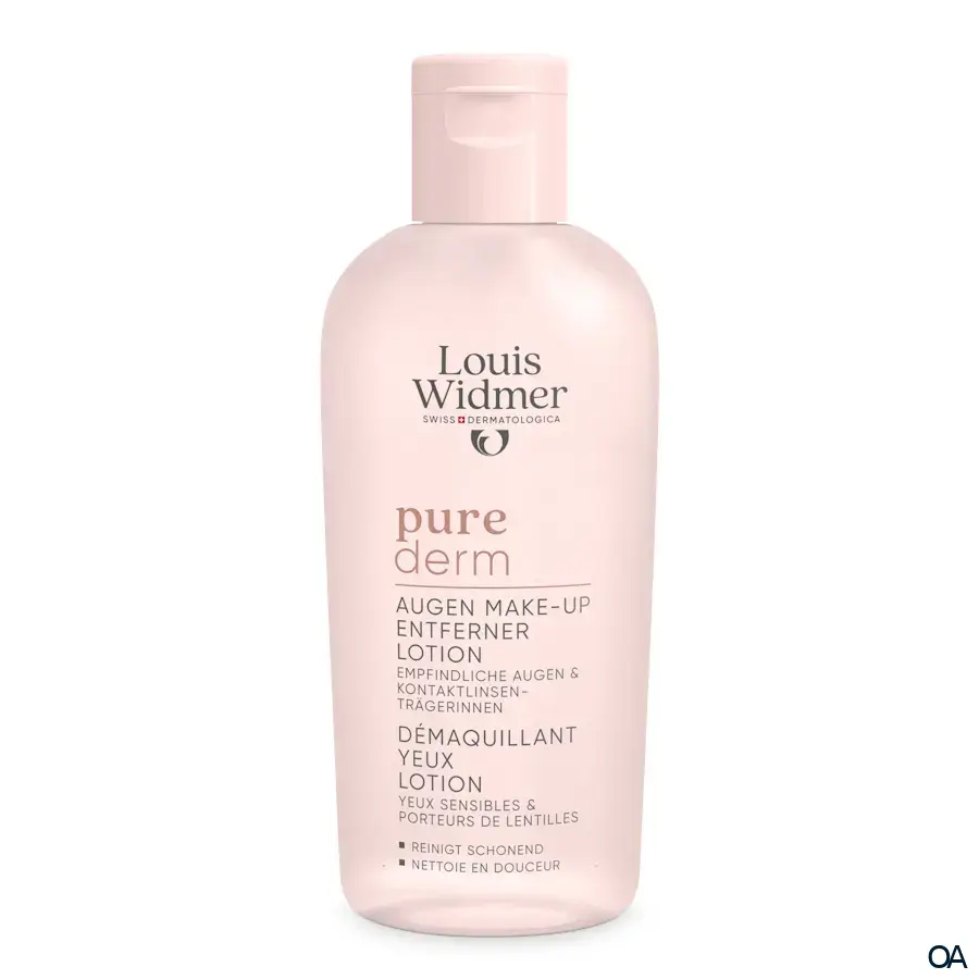 Louis Widmer purederm Augen Make-up Entferner Lotion - ohne Parfum