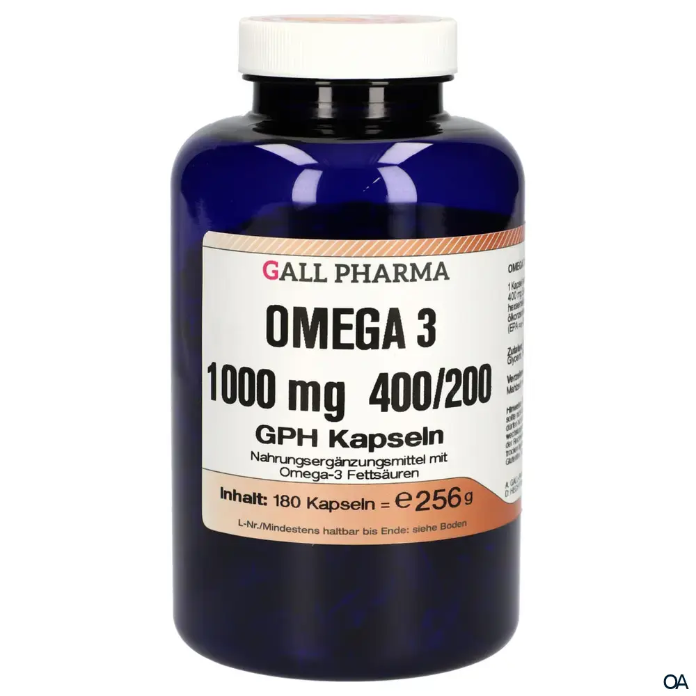 Gall Pharma Omega 3 1000 mg 400/200 Kapseln