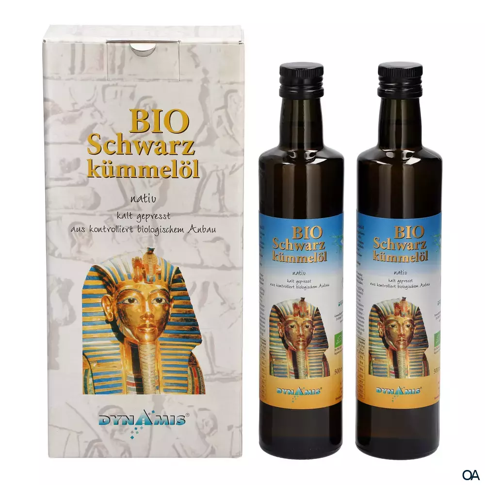 Dynamis BIO Schwarzkümmelöl ägyptisch 2 x 500 ml
