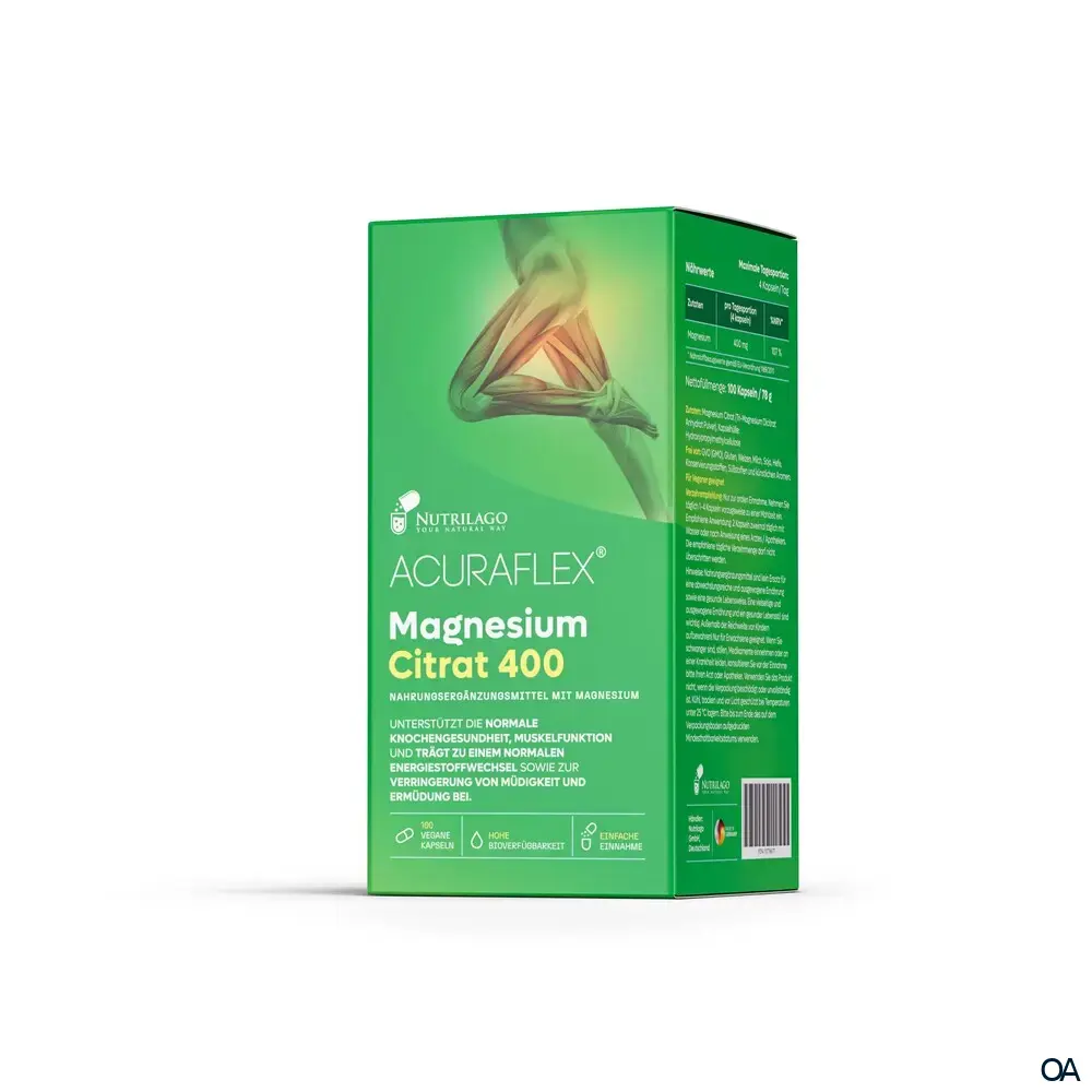 ACURAFLEX® Magnesium Citrat 400 Kapseln