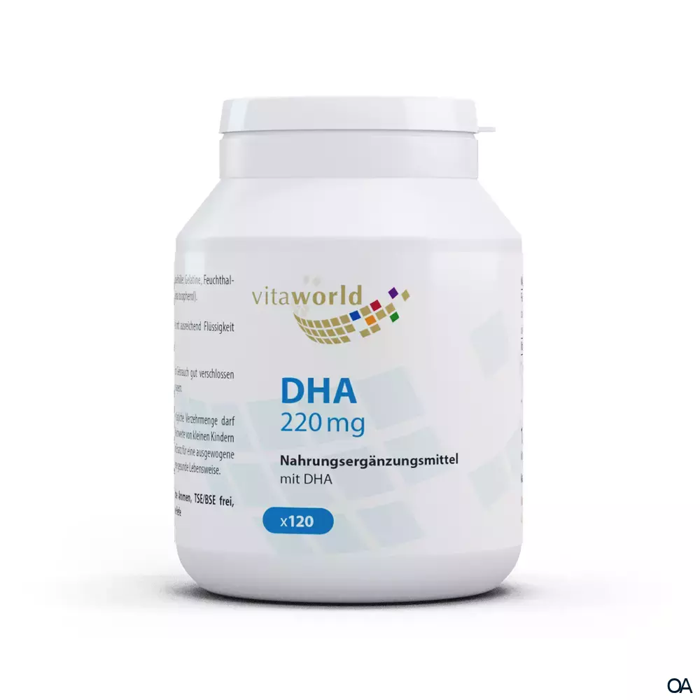 Vitaworld DHA 220 mg Kapseln