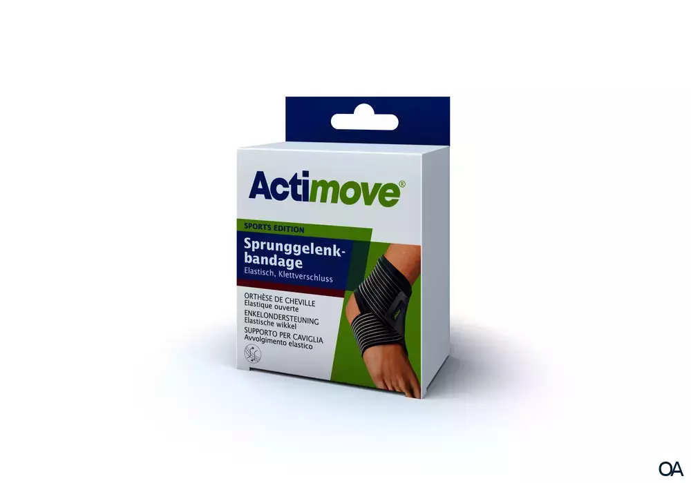 Actimove® Sport Edition Sprunggelenkbandage Elastisch, Klettverschluss Größe M