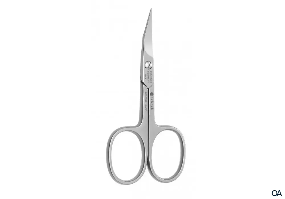 Kozbach Pharma 46AR Nagelschere Manicurespitze, Mikroverzahnung, rostfrei