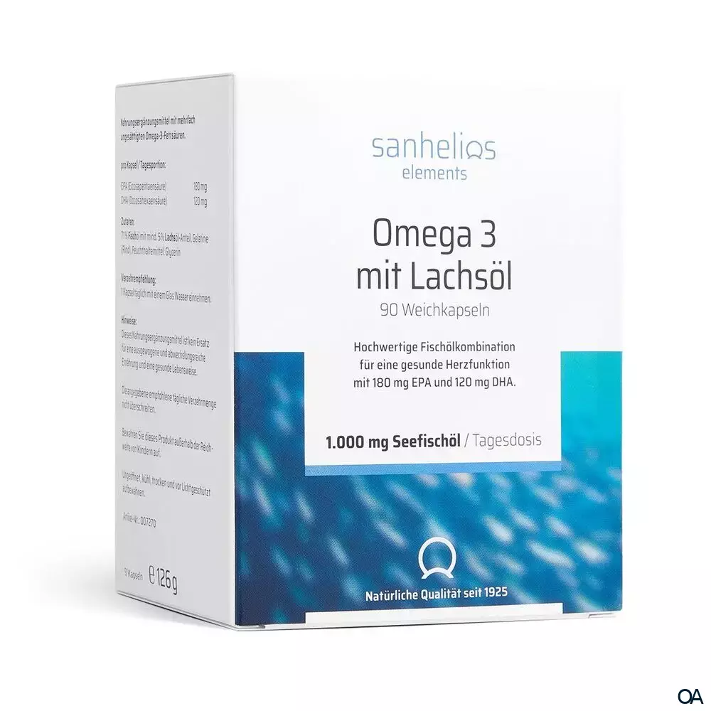 Sanhelios® OMEGA 3 1000 mg Kapseln