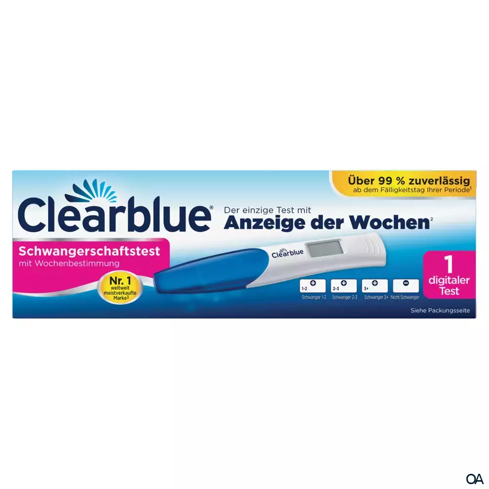 Clearblue Schwangerschaftstest mit Wochenbestimmung