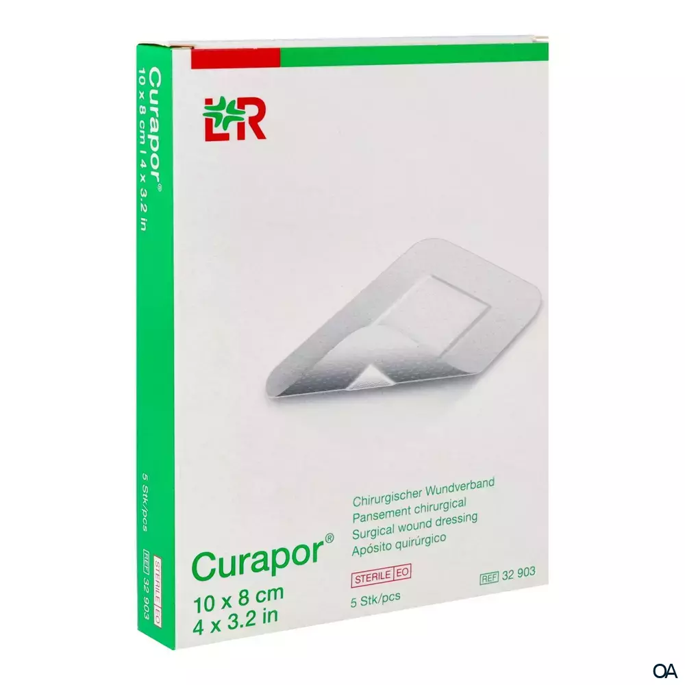 Curapor® Chirurgischer Wundverband steril, 10 x 8 cm