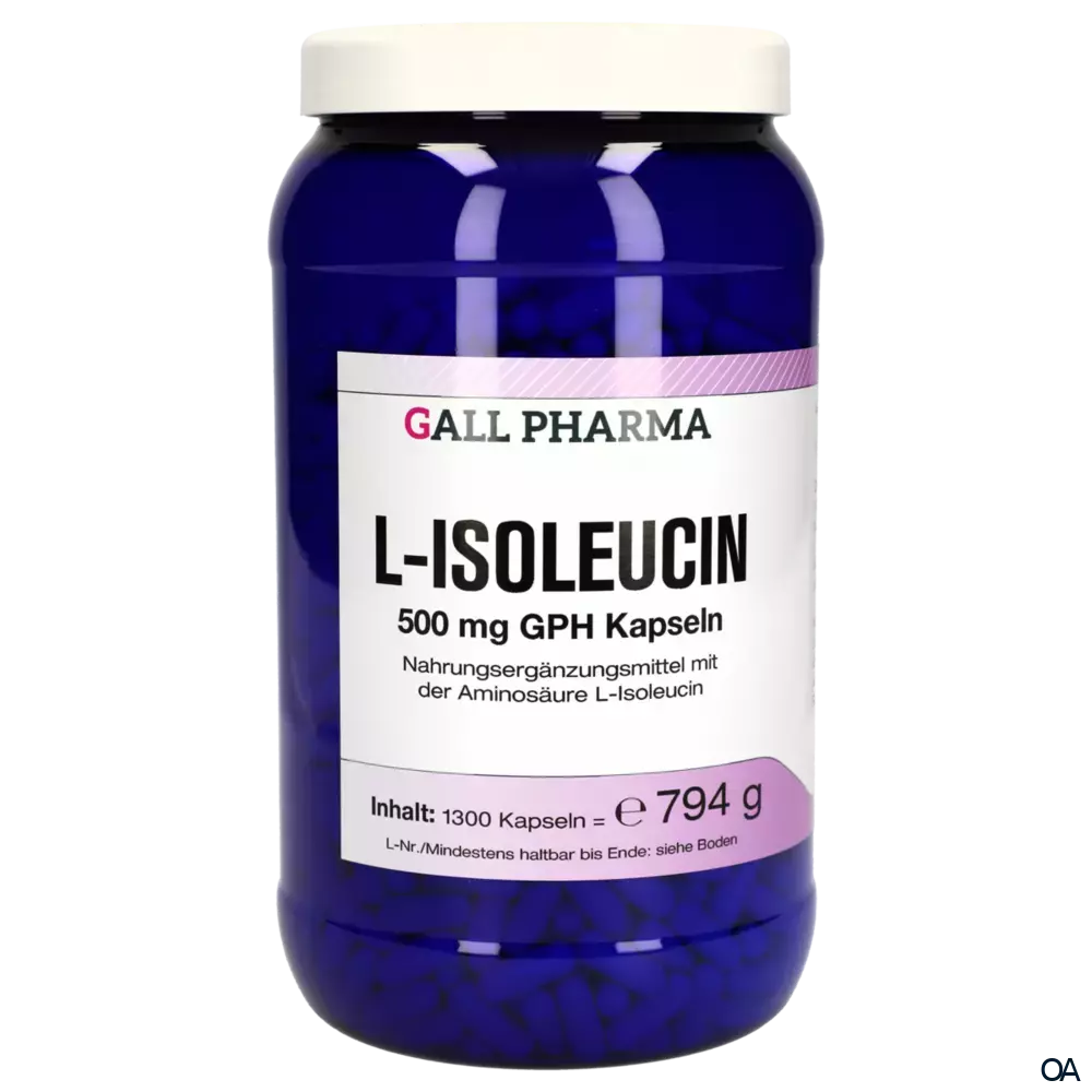 Gall Pharma L-Isoleucin 500 mg Kapseln