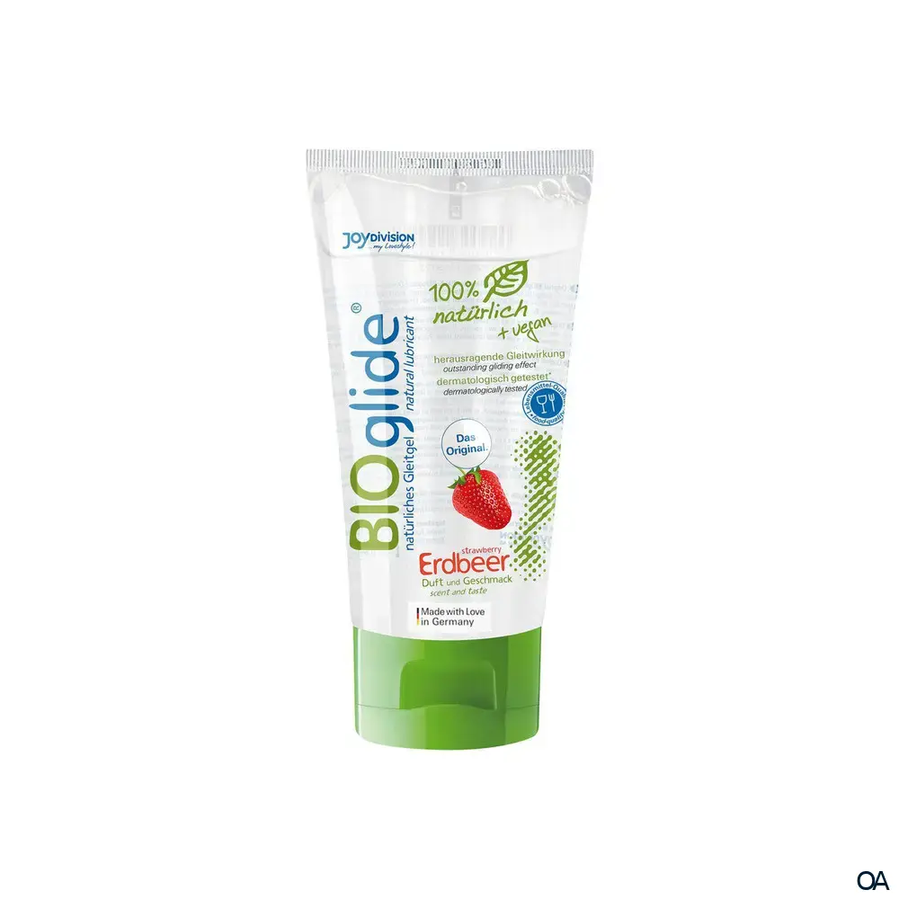 BIOglide Erdbeere: Natrliches Gleitgel fr mehr Spa. 100% vegan & kondomgeeignet. BIOglide Erdbeere: Natrliches Gleitgel fr mehr Spa. 100% vegan & kondomgeeignet.