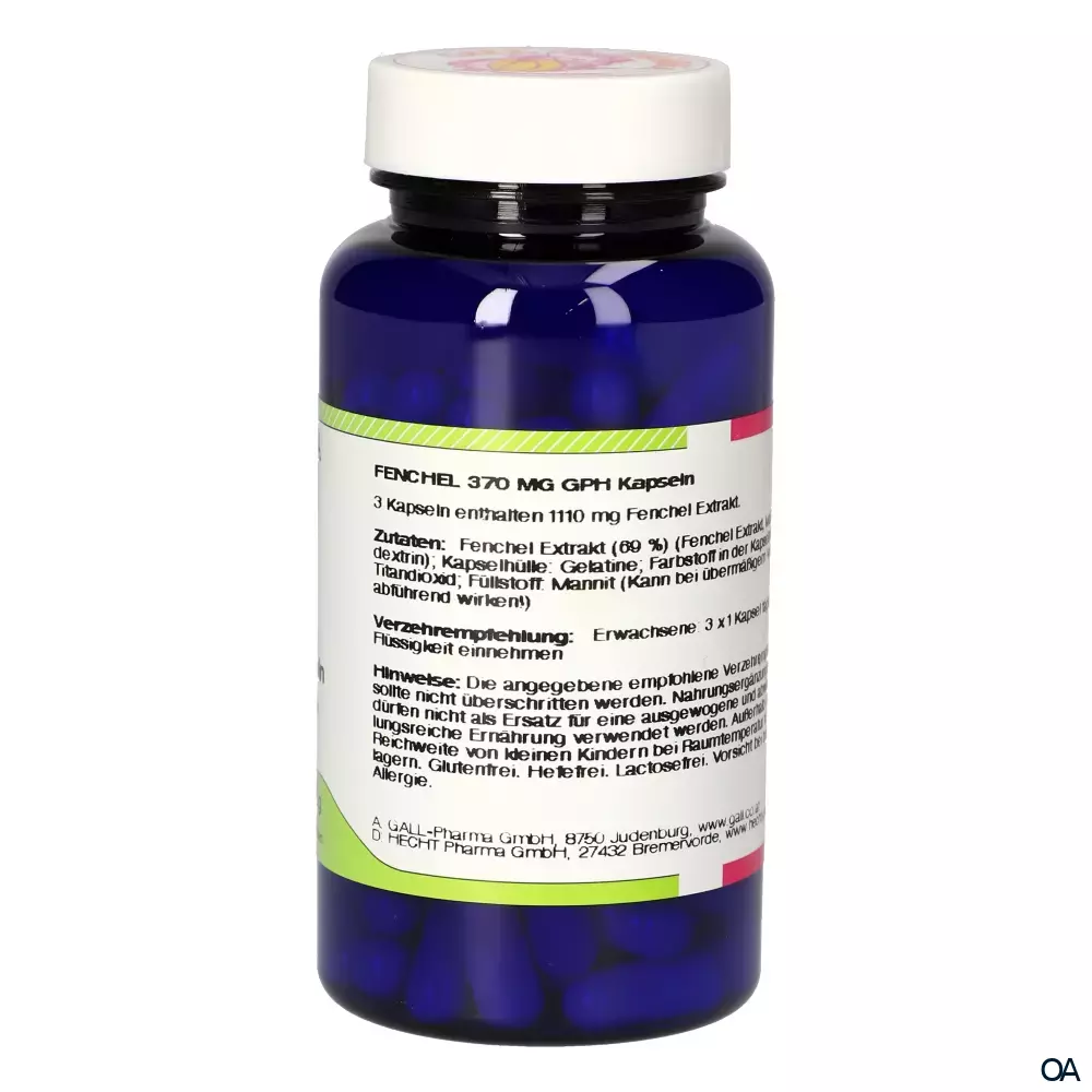 Gall Pharma Fenchel 370 mg Kapseln