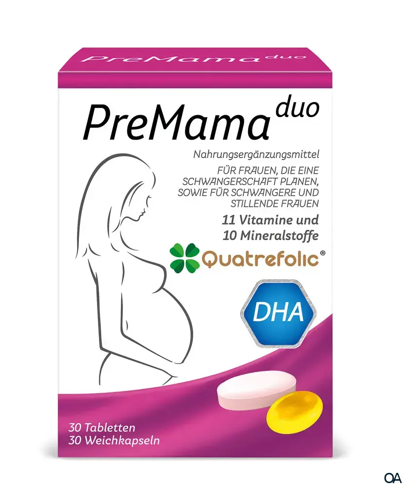 PreMama duo - 30 Tabletten & 30 Weichkapseln
