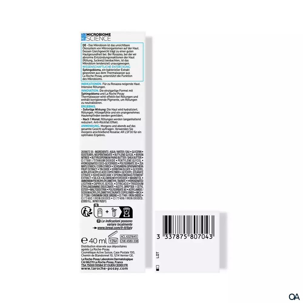 La Roche Posay Toleriane Rosaliac AR Intensivpflege