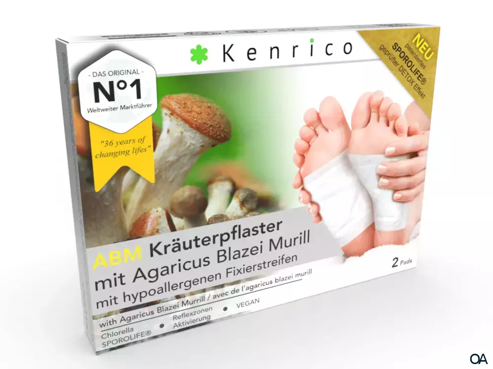 Kenrico ABM Kräuterpflaster mit Agaricus Blazei Murill