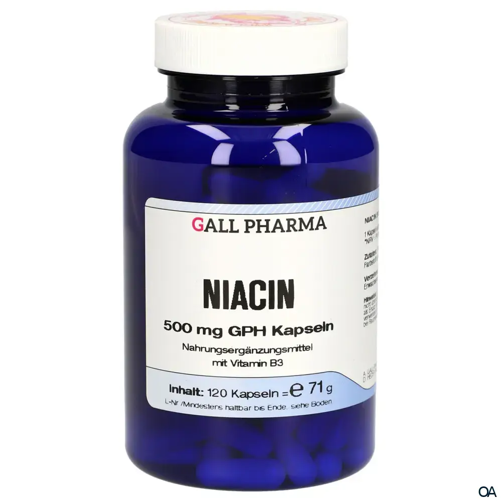 Gall Pharma Niacin 500 mg Kapseln