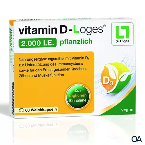 vitamin D‑Loges® 2.000 I.E. pflanzlich Weichkapseln