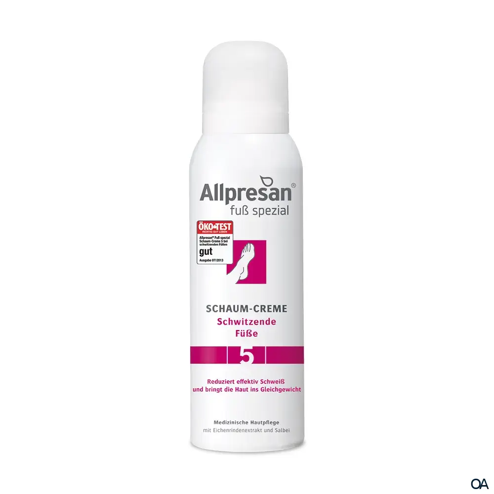 Allpresan® Fuß spezial Nr. 5 Schwitzende Füße Schaum-Creme