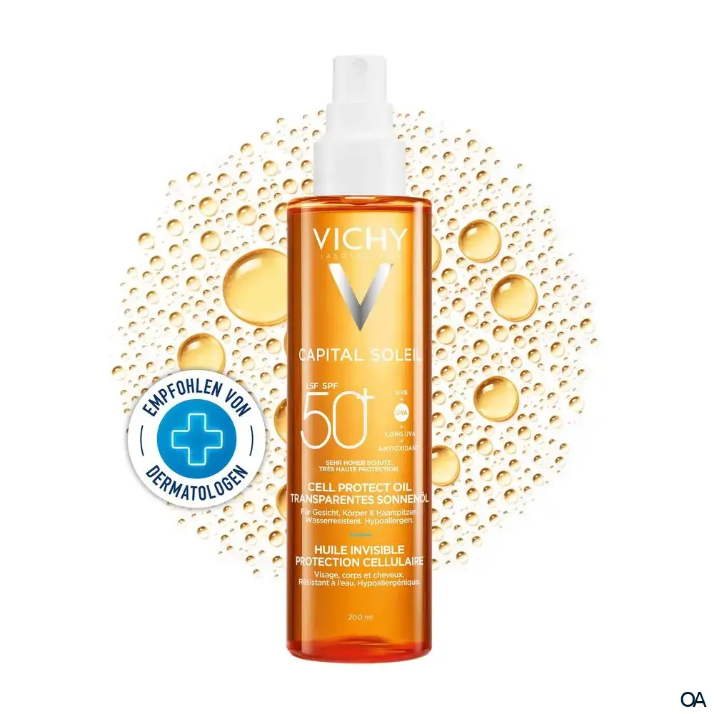 Vichy Capital Soleil Cell Protect LSF 50+ Transparentes Sonnenöl