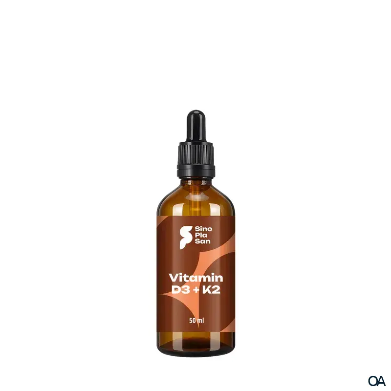 SinoPlaSan Vitamin D3/K2 Öl 1000IE / 20mcg Tropfen