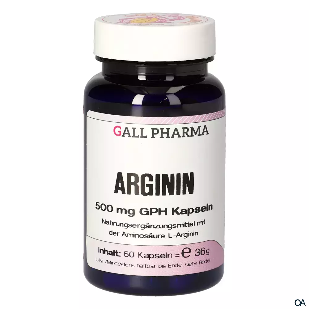 Gall Pharma Arginin 500 mg Kapseln