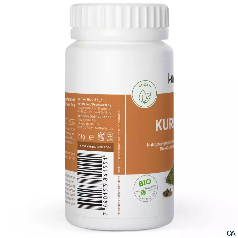 Kingnature Kurkuma Vida Kapseln