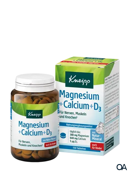 Kneipp Magnesium + Calcium + Vitamin D3 Tabletten
