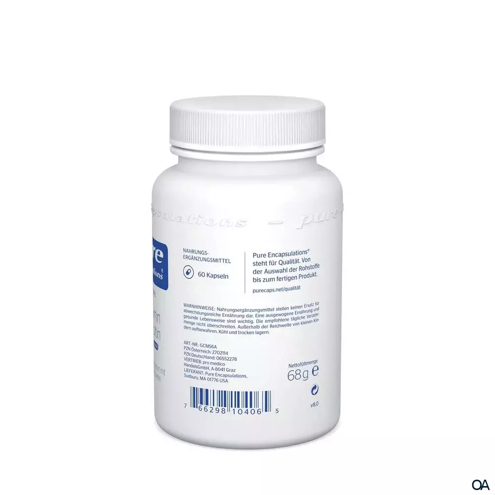 pure encapsulations® Glucosamin Chondroitin + MSM 