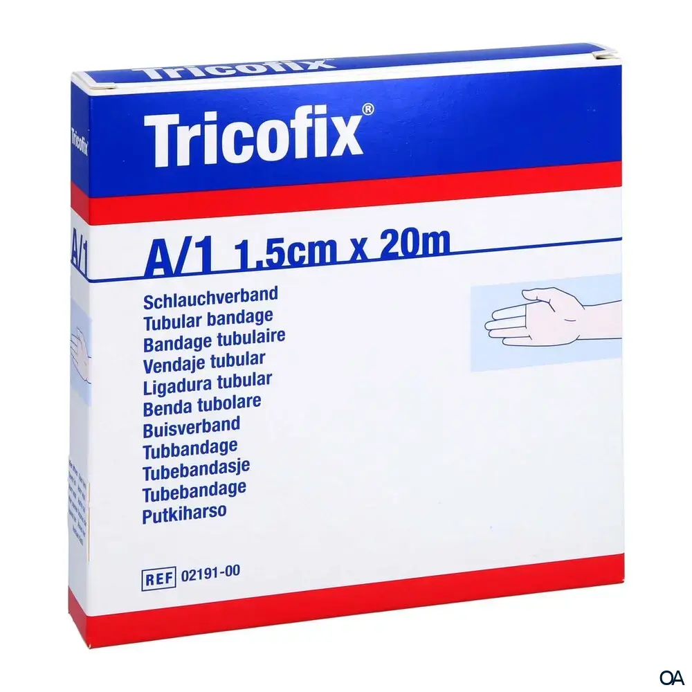 Tricofix® Schlauchverband Rolle - Finger und Zehen - A/1 - 20 m x 1,5 cm