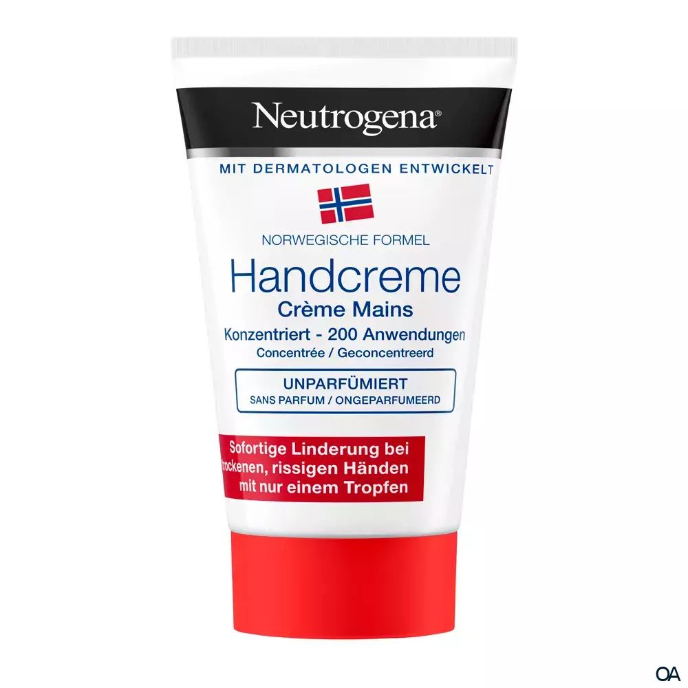 Neutrogena Norwegische Formel konzentrierte unparfümierte Handcreme