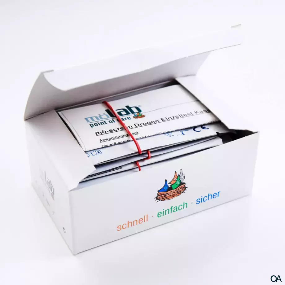 möLab mö-screen Cannabinoide (THC 50) Drogentest Einzeln - Streifen