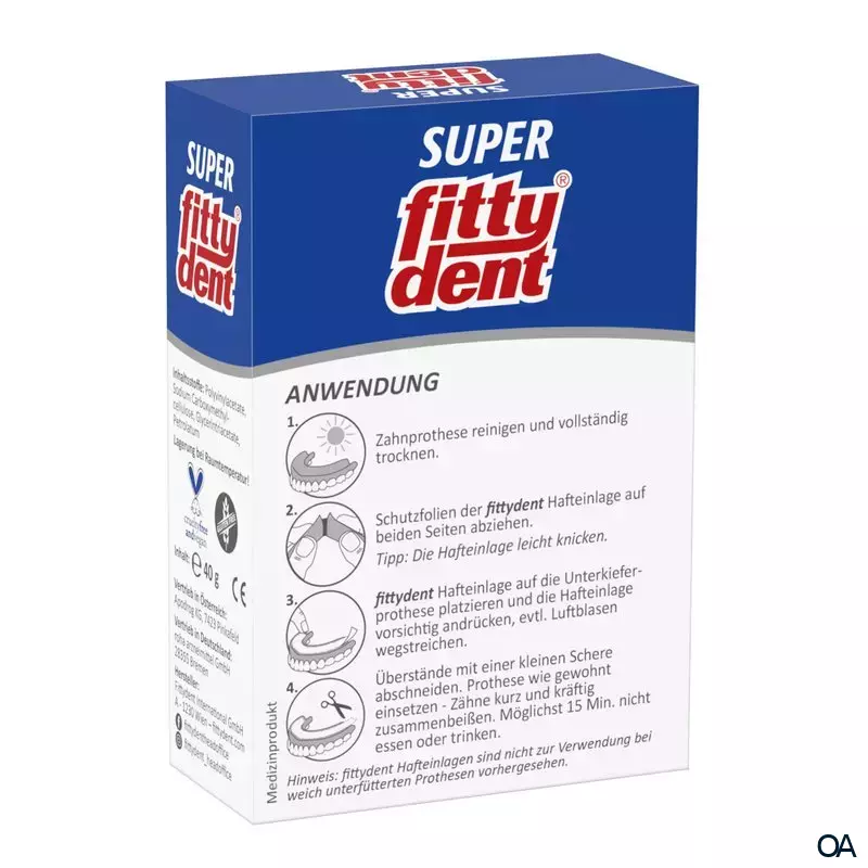 fittydent Super Hafteinlagen comfort (20 Stk)