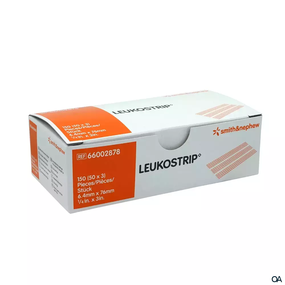 LEUKOSTRIP Wundnahtstreifen 6,4 x 76 mm, 50 x 3 Stück