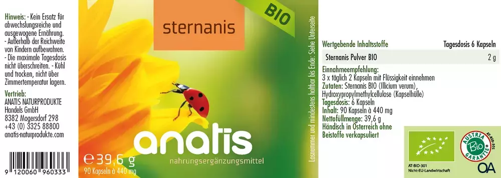 anatis Sternanis BIO Kapseln