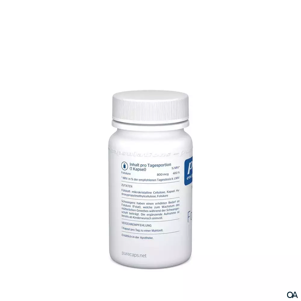 pure encapsulations® Folsäure