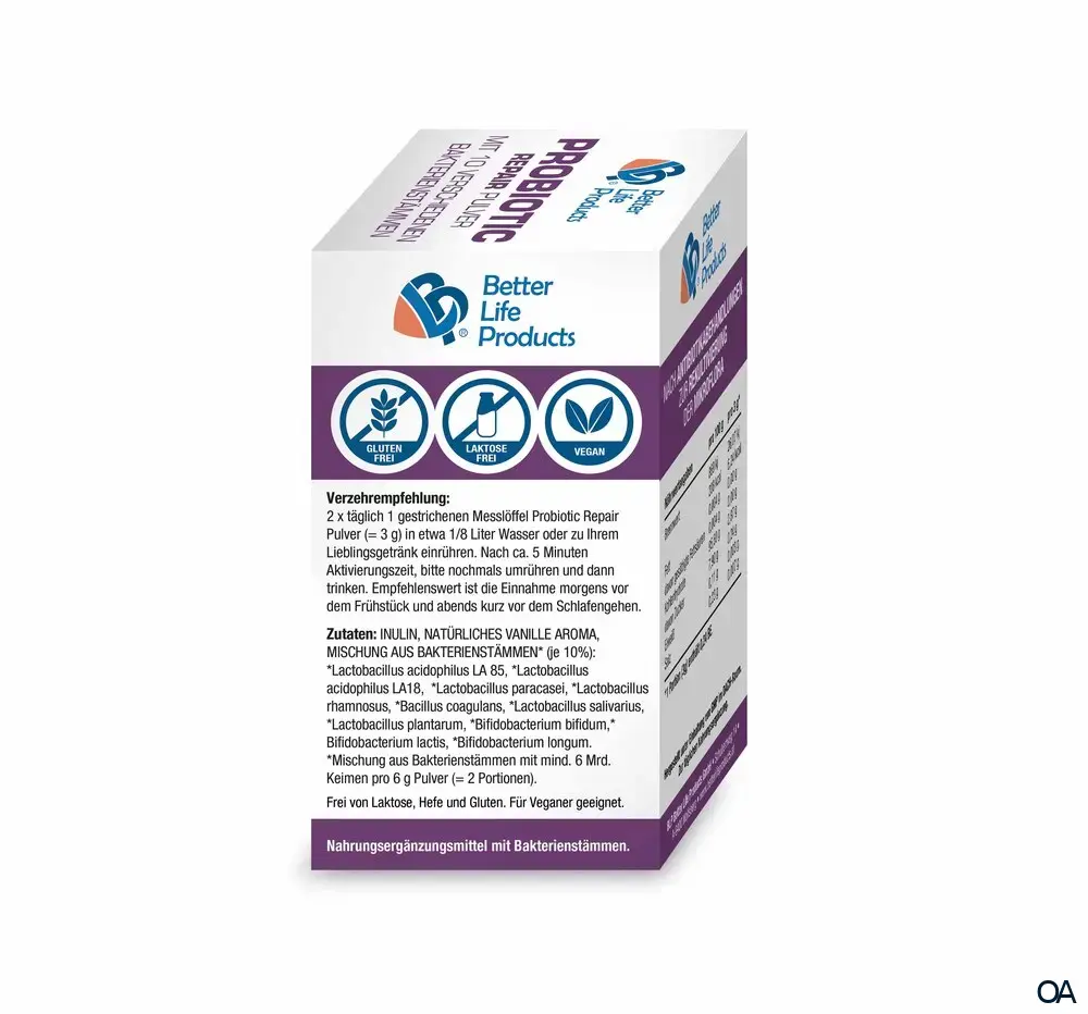 Better Life Products® Probiotic Repair Pulver