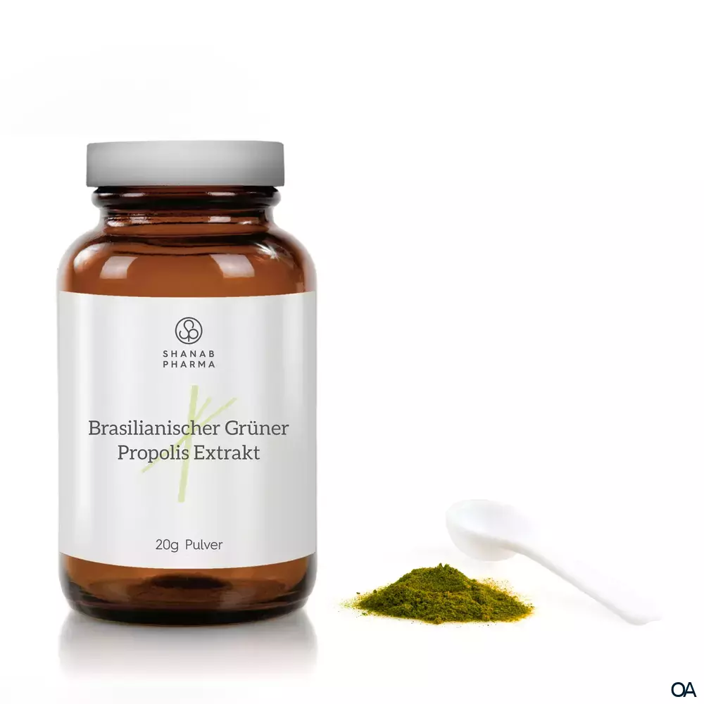 Shanab Pharma Brasilianischer Grüner Propolis Extrakt Pulver