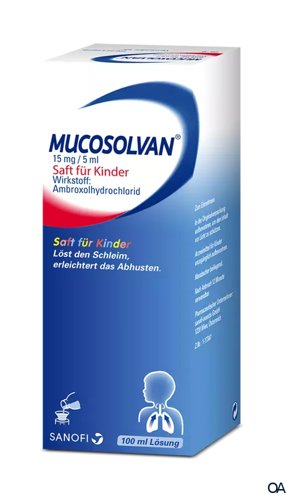 Mucosolvan® Kinder 15 mg / 5 ml Saft