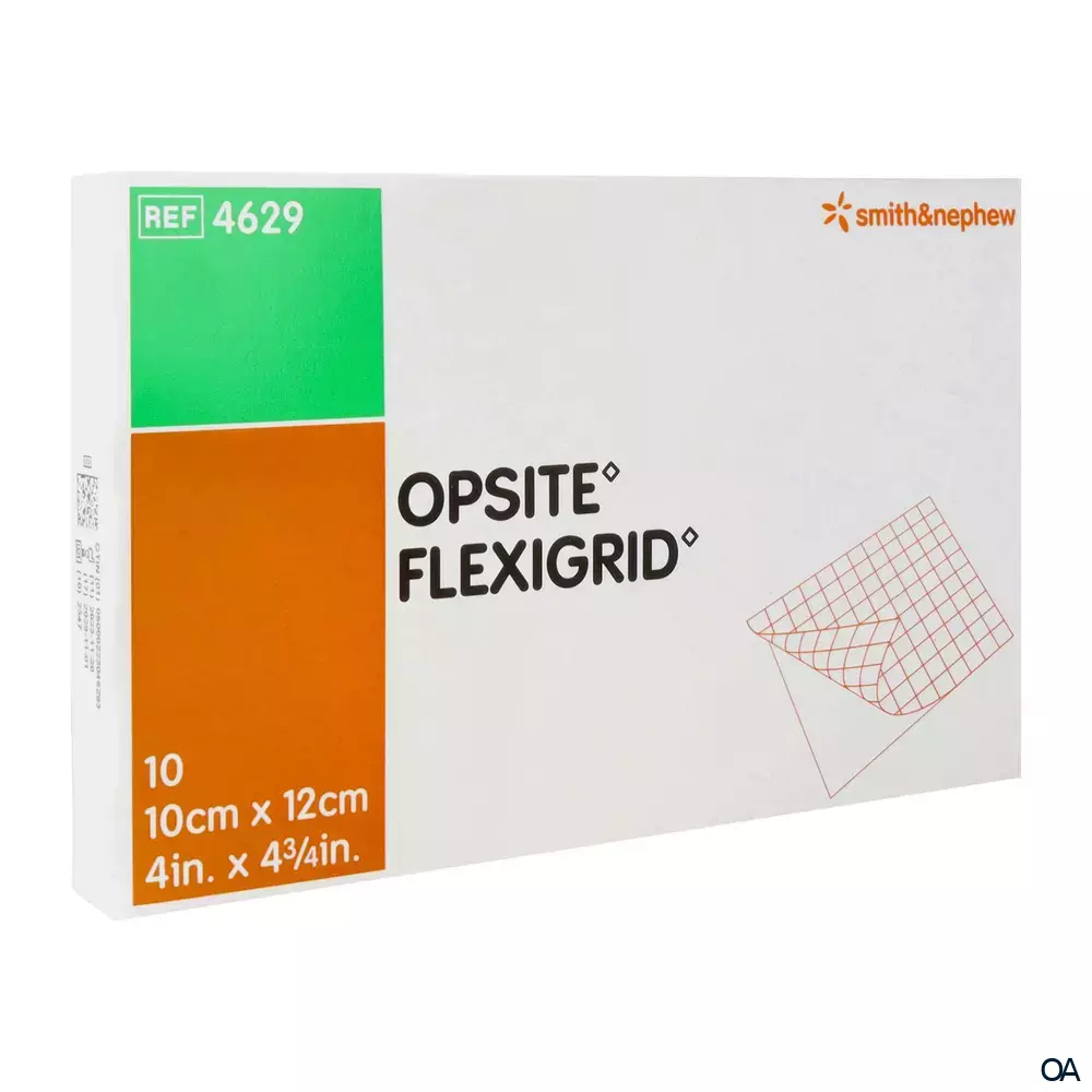 OPSITE FLEXIGRID Transparenter Wundverband steril, 12 x 10 cm