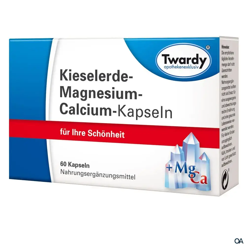 Twardy Kieselerde‐ Magnesium‐Calcium‐Kapseln