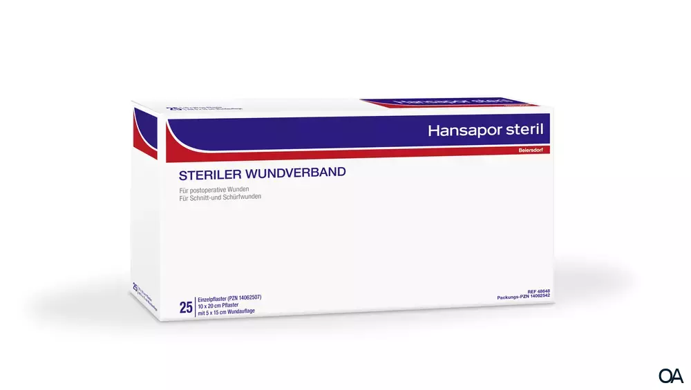 Hansapor steril Wundverband 10cm x 20cm